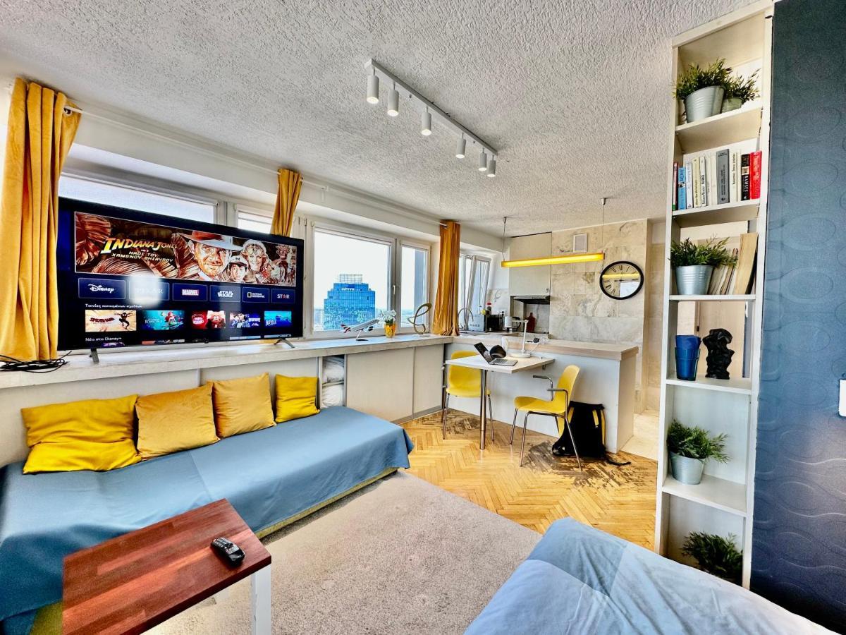Апартаменты Sun Clima/Ac Metro X2 Fast Wifi 500 Mbs 70'Tv Netflix Appletv Hbo Варшава Экстерьер фото